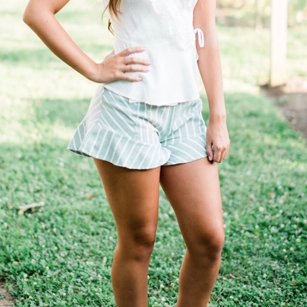 Mint Green Shorts
